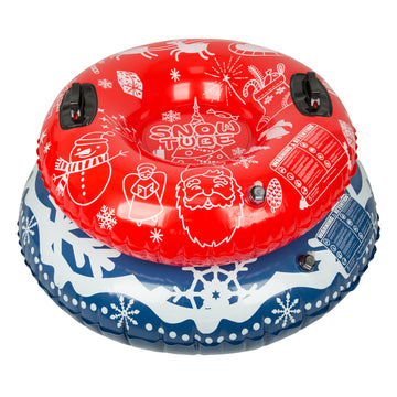 HERCULES Snow Tube, Inflatable Sleds for Kids and Adults with Handles HERCULES